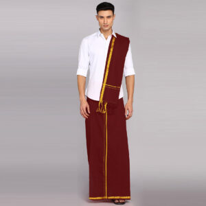 Pooja Dhoti towel set