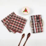 Cotton Checked Table Napkins