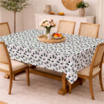 AKHVI High Quality Cotton Table Cloth for Daily & Festive Use