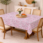 AKHVI Premium Cotton Table Cloth for Dining Table