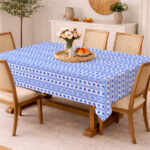 AKHVI Designer Cotton Table Cloth for Elegant Home Decor