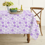AKHVI Printed Cotton Table Cloth for Dining Table