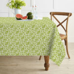 AKHVI Printed Cotton Table Cloth for Dining Table Home Decor