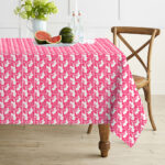 AKHVI Elegant Cotton Table Cloth for Dining | Easy Wash & Reusable