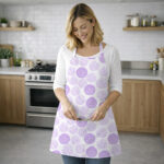AKHVI Premium Flower violet  Apron | Lightweight & Comfortable Fit
