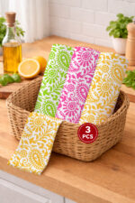 AKHVI Multipurpose Kitchen Towel Set – Durable Cleaning & Dish Wipe Cloth (3 pcs) - Image 2