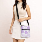 AKHVI Durable Sling Bag | Compact Crossbody Bag with Zipper Pack of 1 Buy 1 Get 1 free